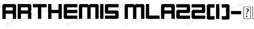 arthemis mla22(1)字体转换